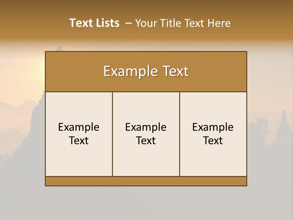 Shrine Landscape Famous PowerPoint Template