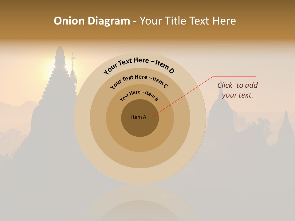 Shrine Landscape Famous PowerPoint Template