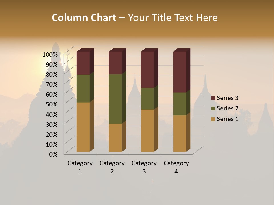 Shrine Landscape Famous PowerPoint Template
