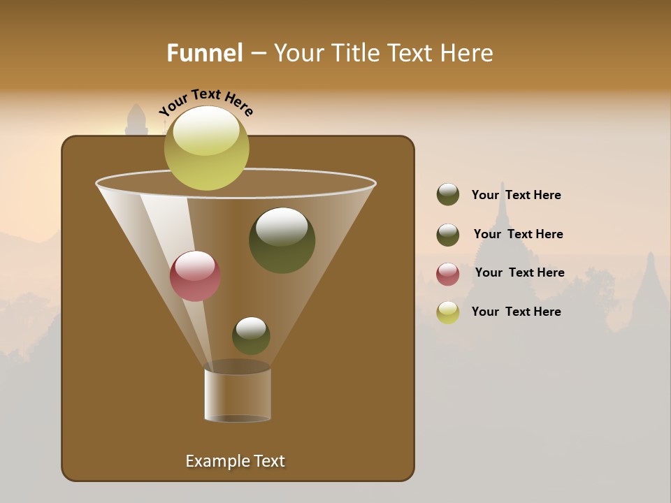 Shrine Landscape Famous PowerPoint Template