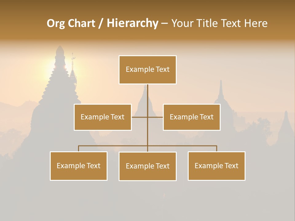 Shrine Landscape Famous PowerPoint Template