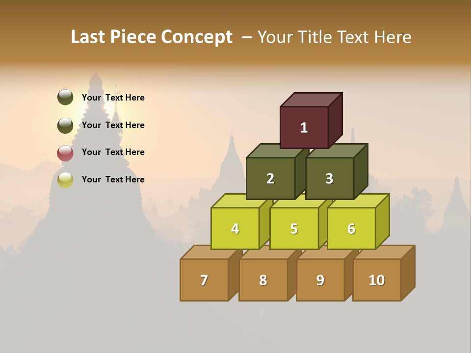 Shrine Landscape Famous PowerPoint Template