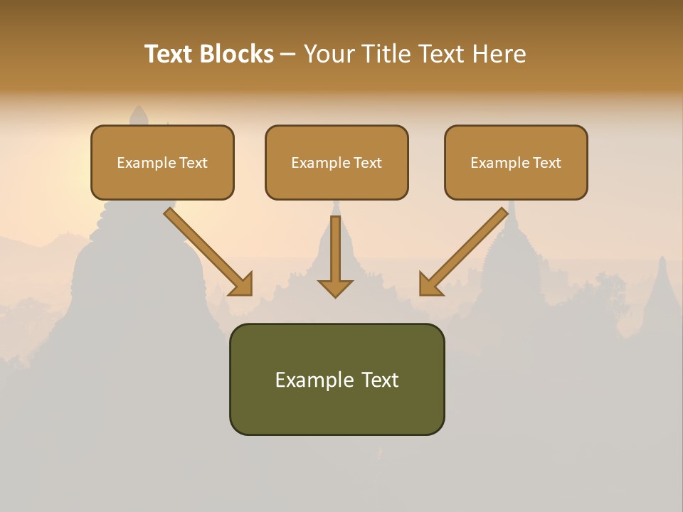 Shrine Landscape Famous PowerPoint Template
