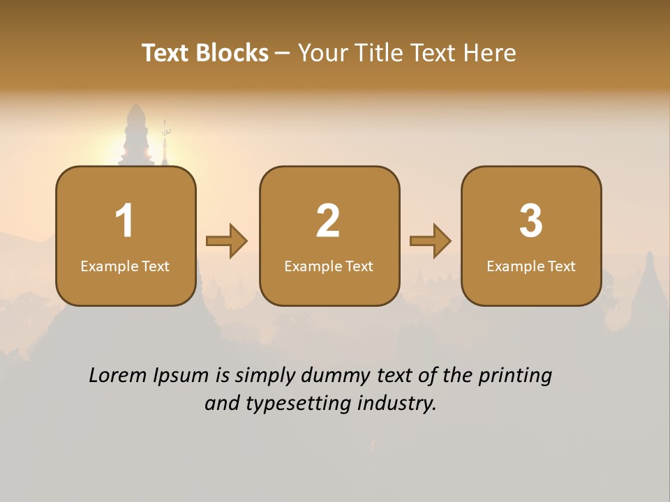 Shrine Landscape Famous PowerPoint Template