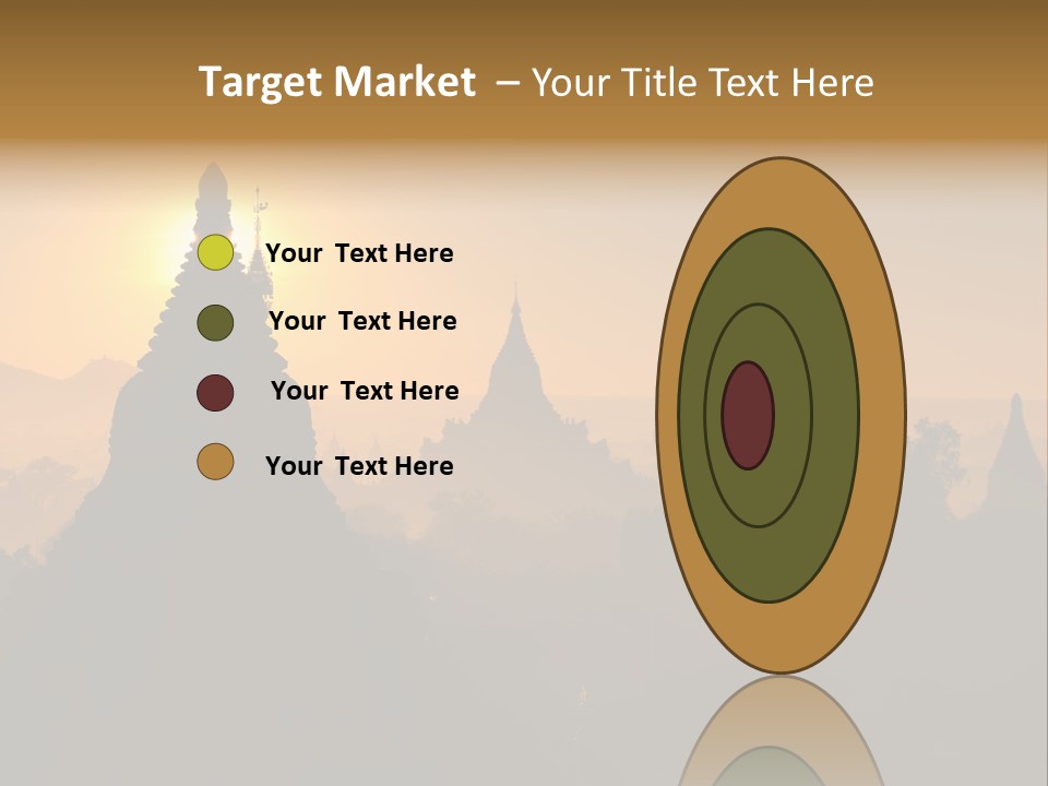 Shrine Landscape Famous PowerPoint Template