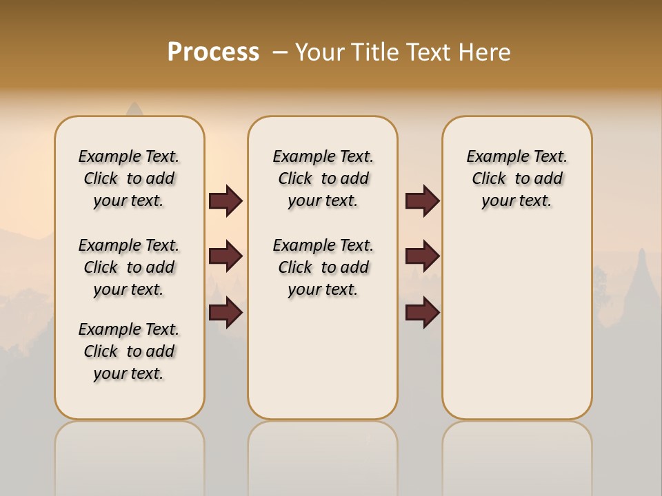 Shrine Landscape Famous PowerPoint Template