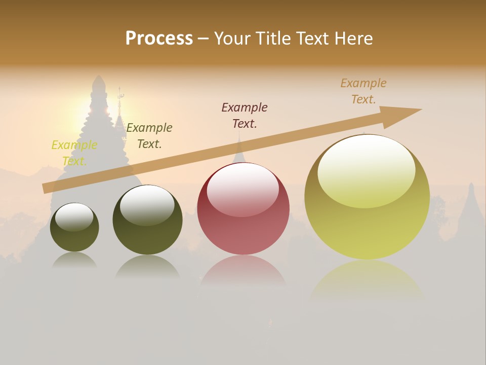 Shrine Landscape Famous PowerPoint Template