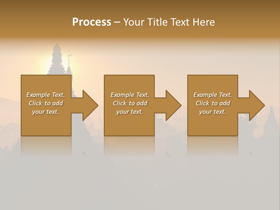 Shrine Landscape Famous PowerPoint Template