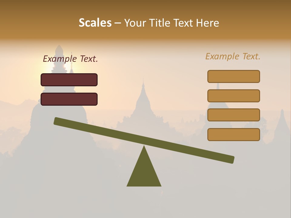 Shrine Landscape Famous PowerPoint Template