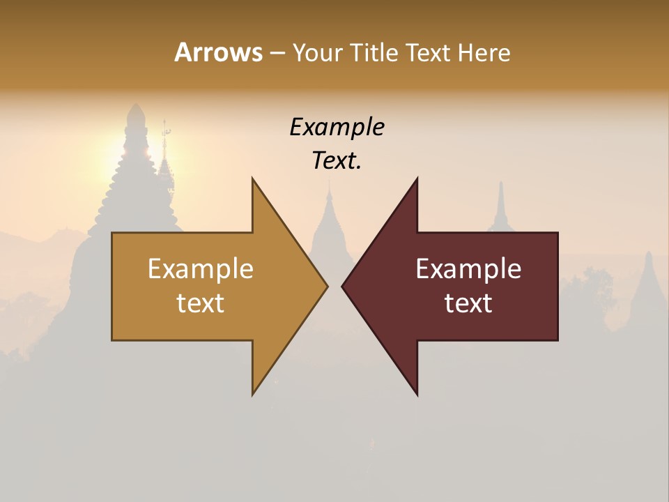 Shrine Landscape Famous PowerPoint Template