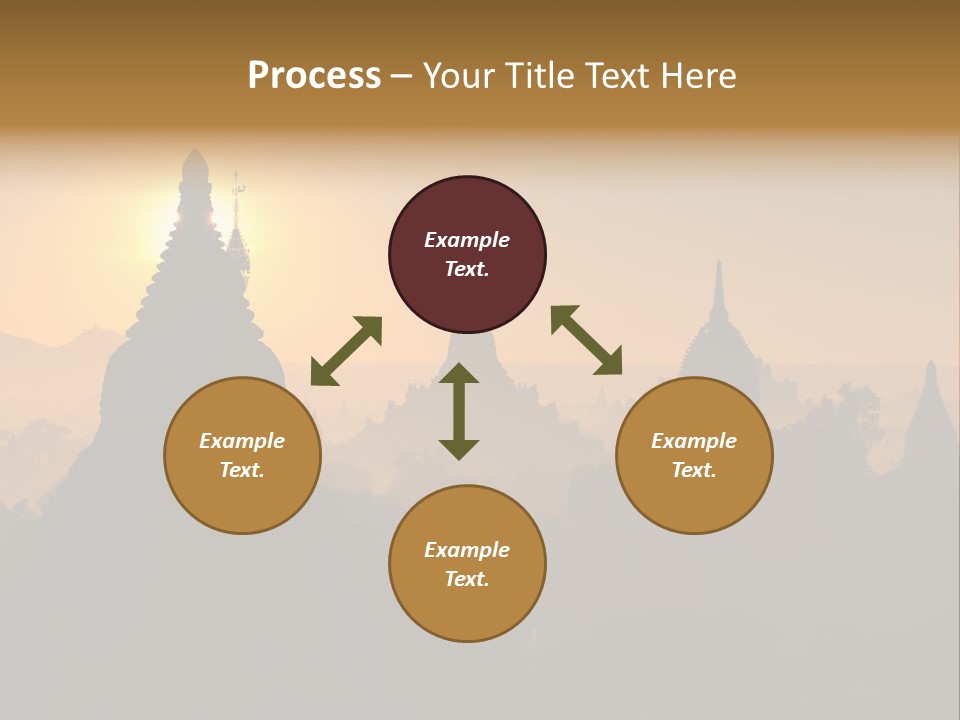 Shrine Landscape Famous PowerPoint Template