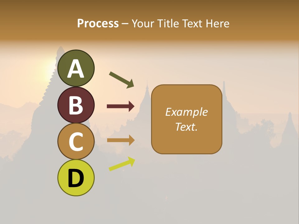 Shrine Landscape Famous PowerPoint Template