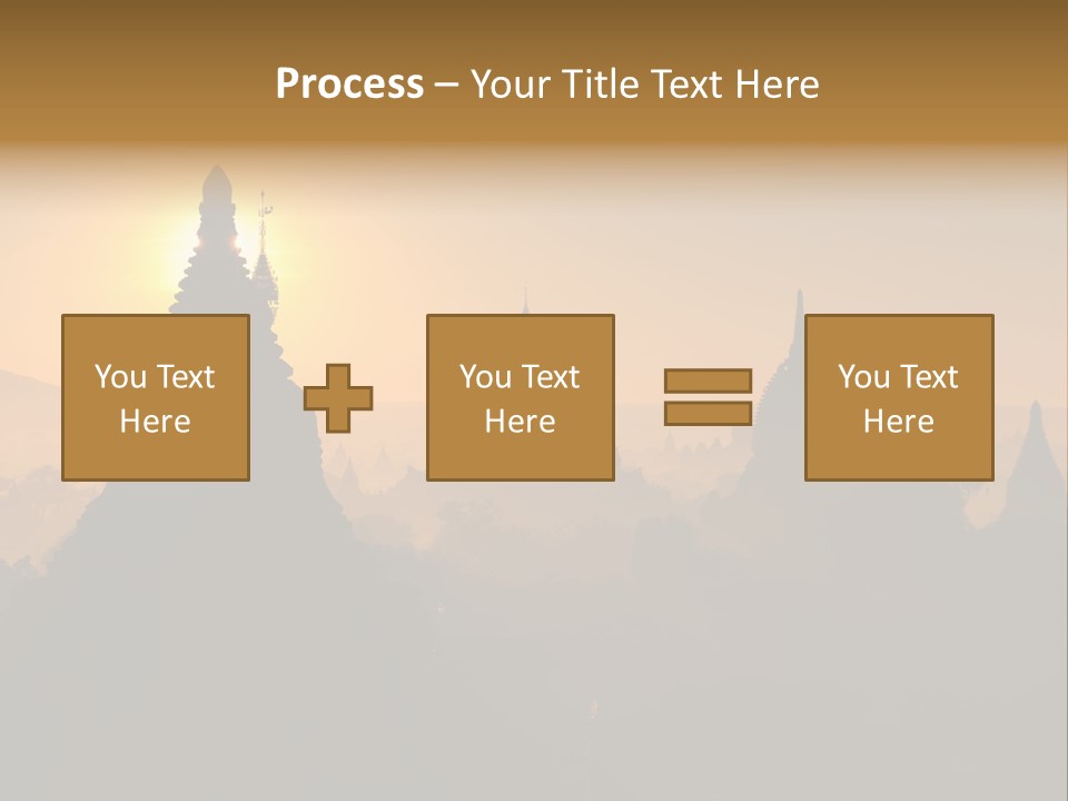 Shrine Landscape Famous PowerPoint Template