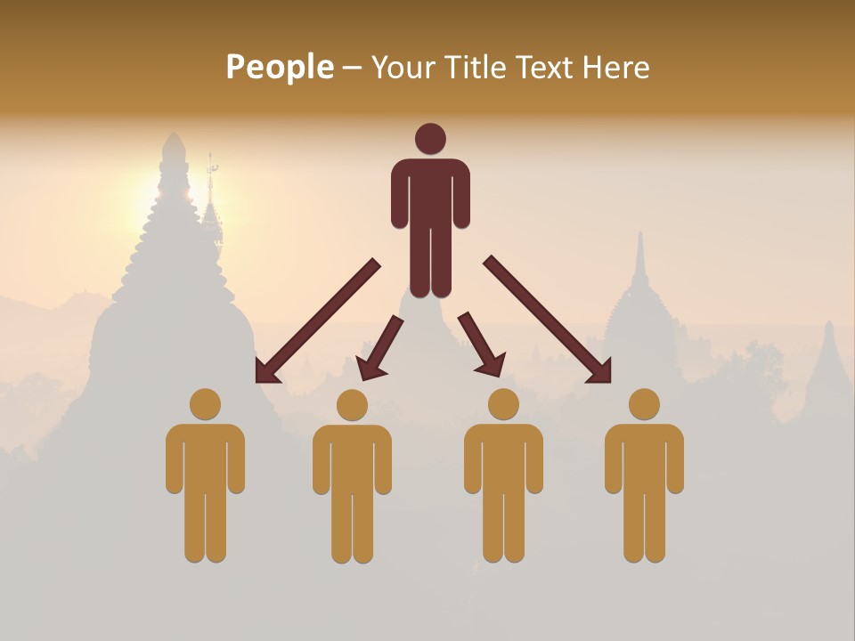 Shrine Landscape Famous PowerPoint Template