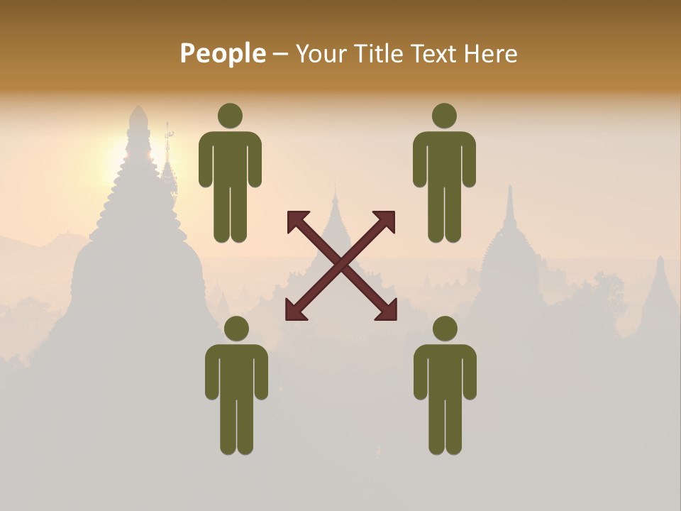 Shrine Landscape Famous PowerPoint Template