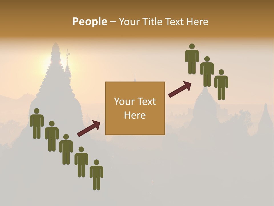 Shrine Landscape Famous PowerPoint Template