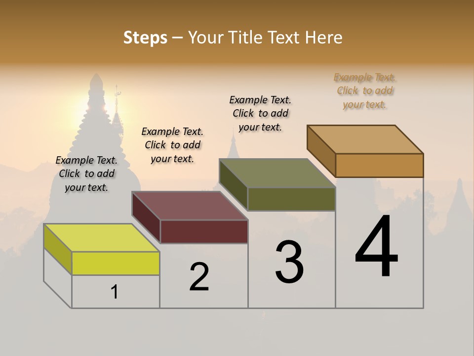 Shrine Landscape Famous PowerPoint Template
