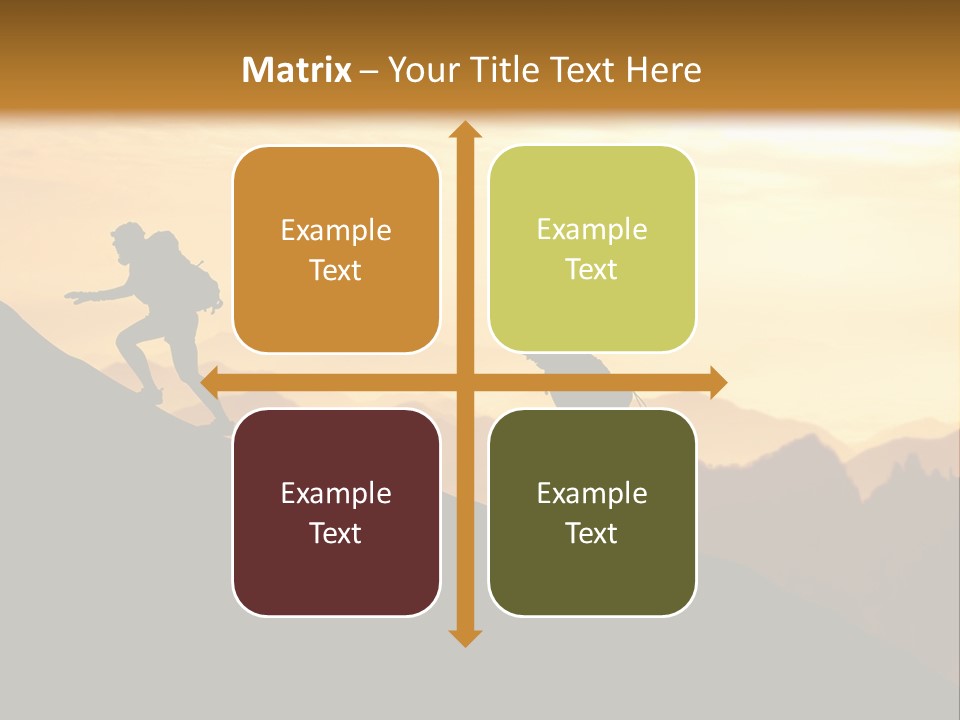 Danger Rural Hiker PowerPoint Template