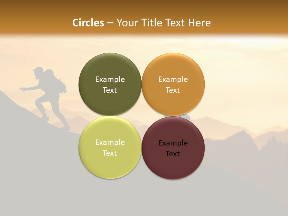 Danger Rural Hiker PowerPoint Template