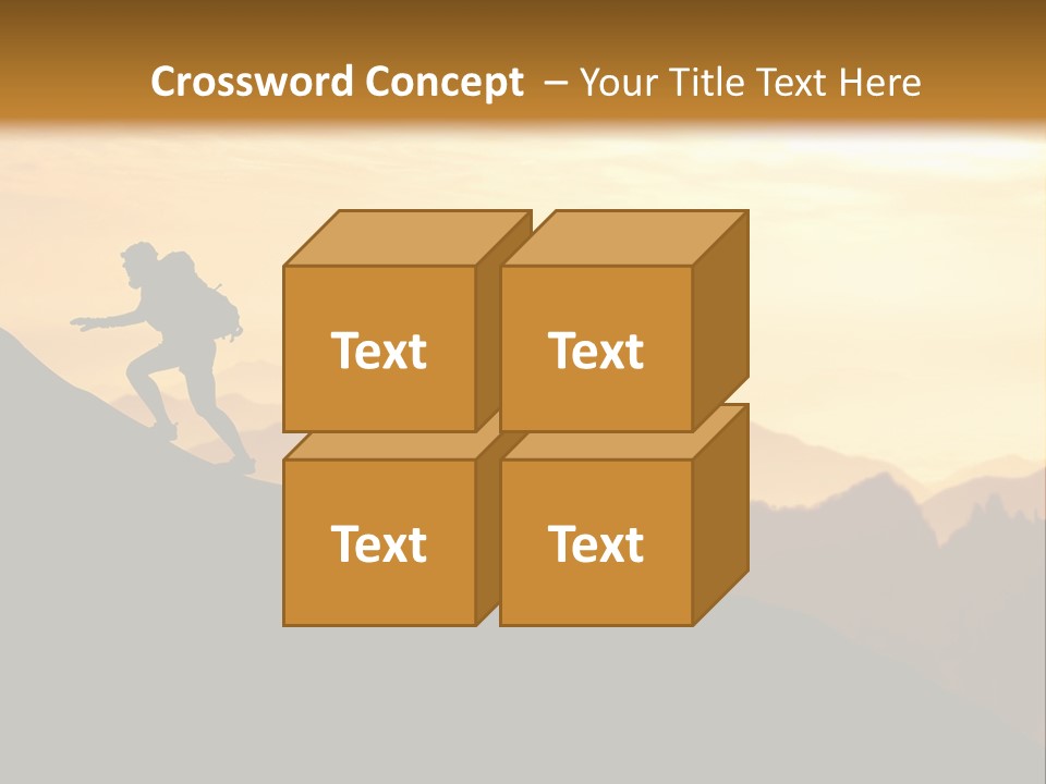 Danger Rural Hiker PowerPoint Template