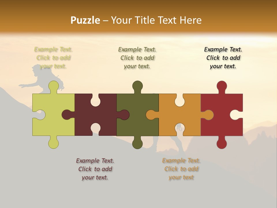 Danger Rural Hiker PowerPoint Template