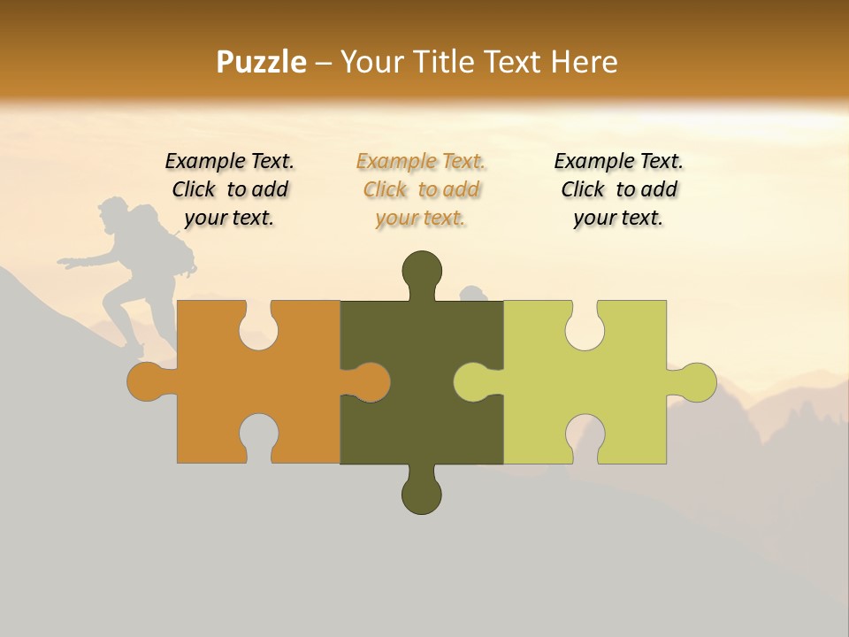 Danger Rural Hiker PowerPoint Template