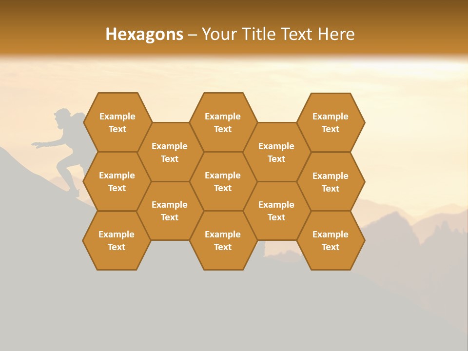 Danger Rural Hiker PowerPoint Template