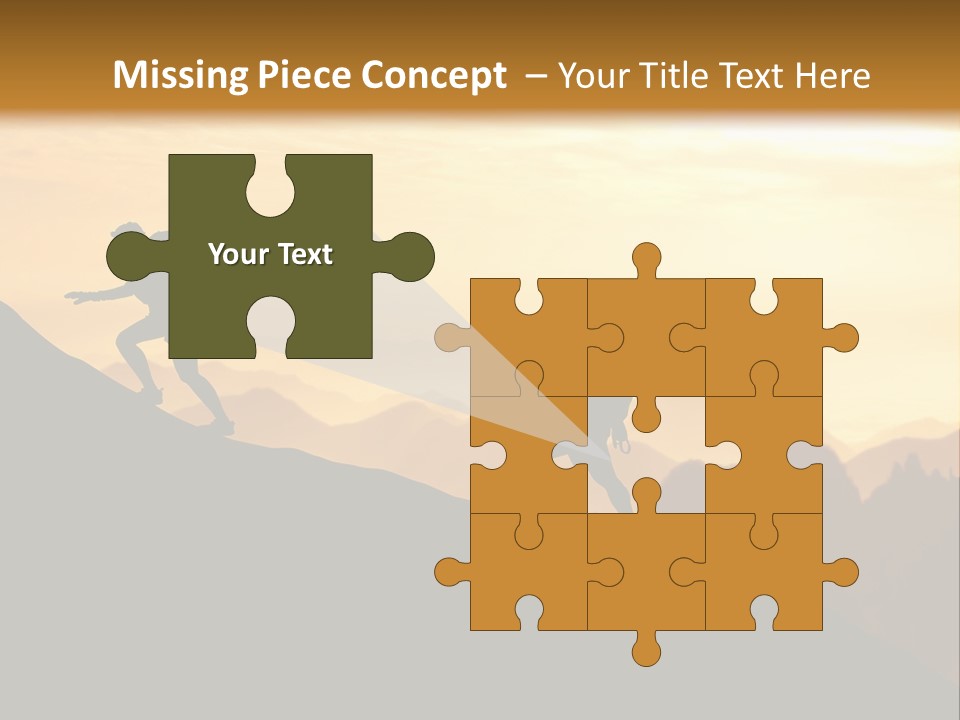 Danger Rural Hiker PowerPoint Template