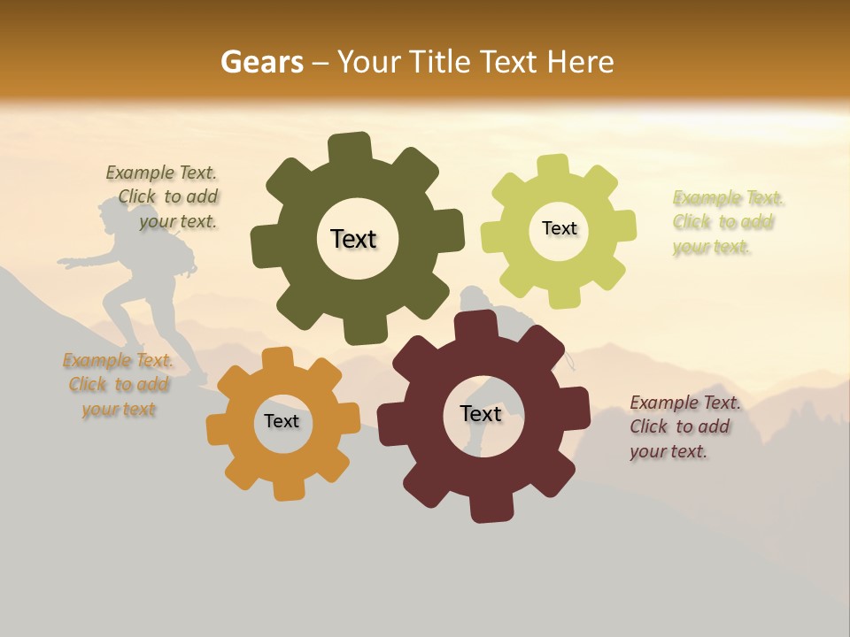 Danger Rural Hiker PowerPoint Template