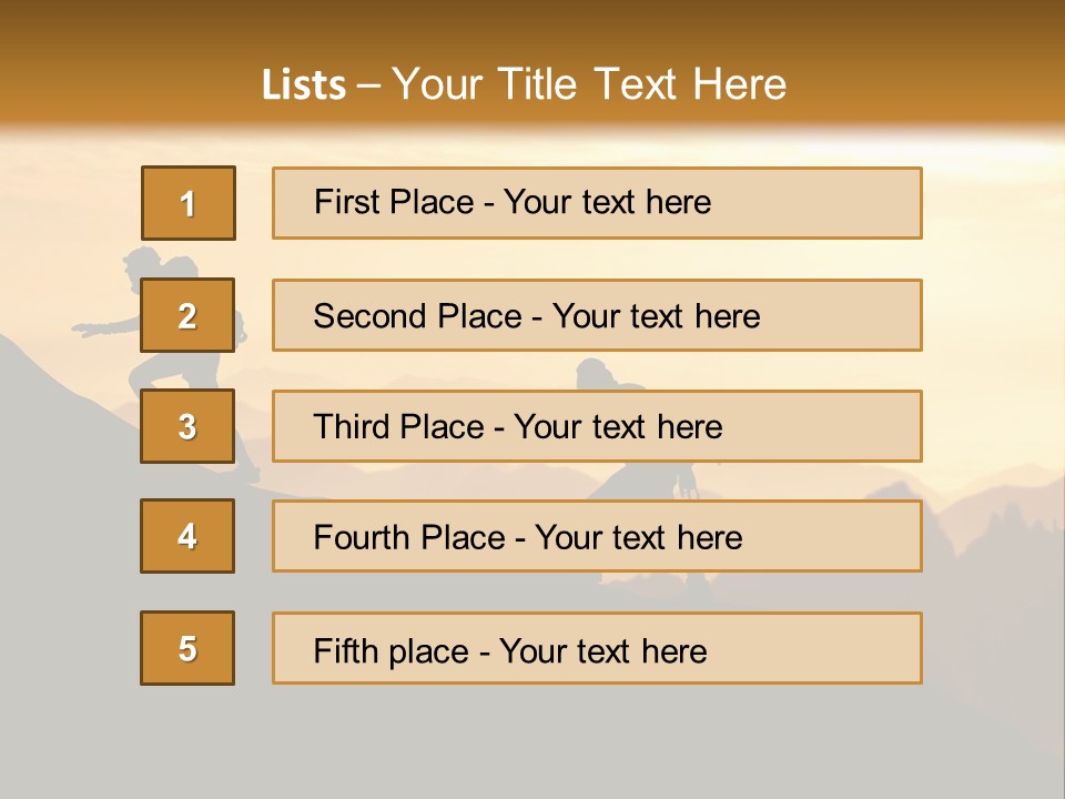 Danger Rural Hiker PowerPoint Template