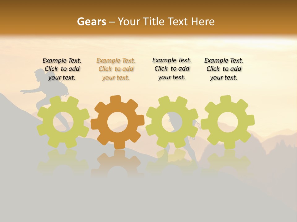 Danger Rural Hiker PowerPoint Template