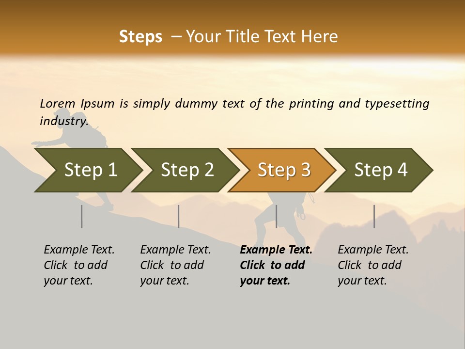 Danger Rural Hiker PowerPoint Template