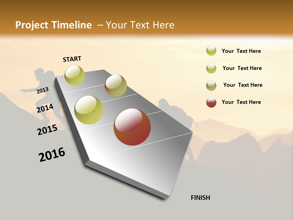 Danger Rural Hiker PowerPoint Template