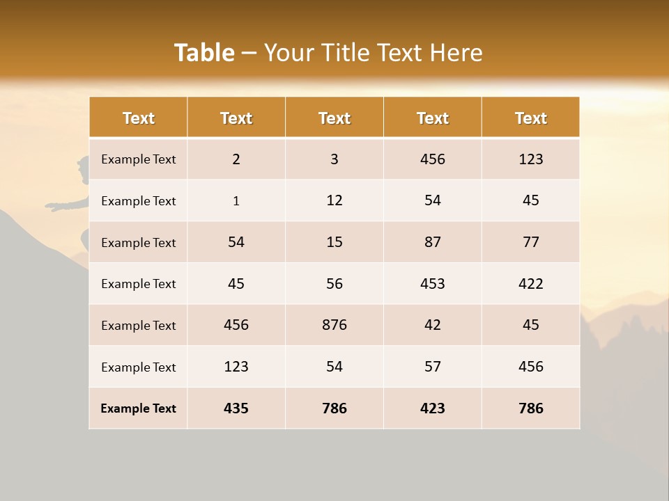 Danger Rural Hiker PowerPoint Template