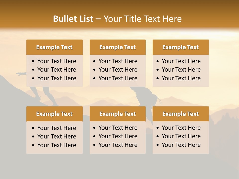 Danger Rural Hiker PowerPoint Template