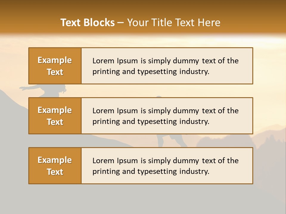 Danger Rural Hiker PowerPoint Template
