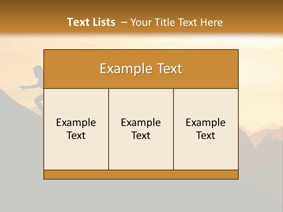 Danger Rural Hiker PowerPoint Template