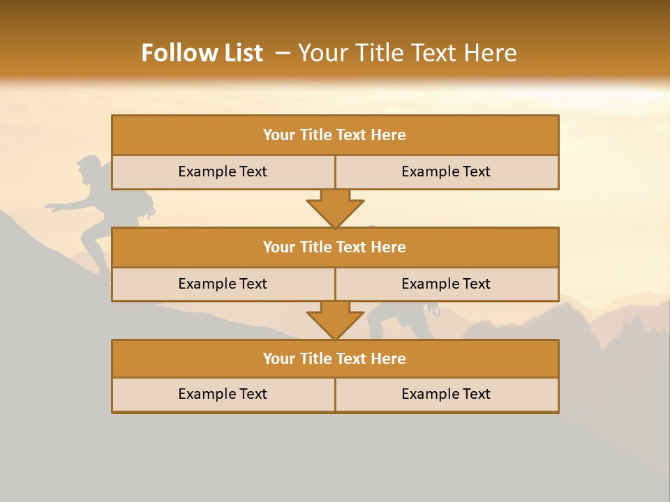Danger Rural Hiker PowerPoint Template