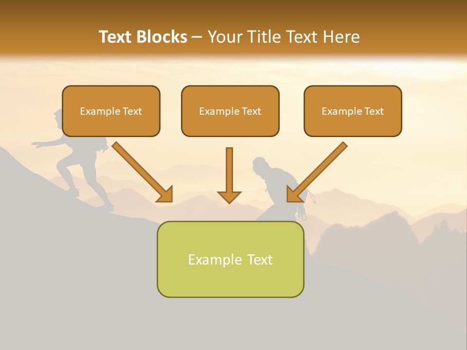 Danger Rural Hiker PowerPoint Template