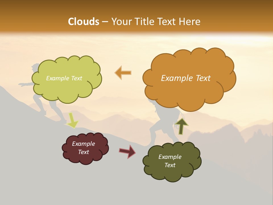 Danger Rural Hiker PowerPoint Template