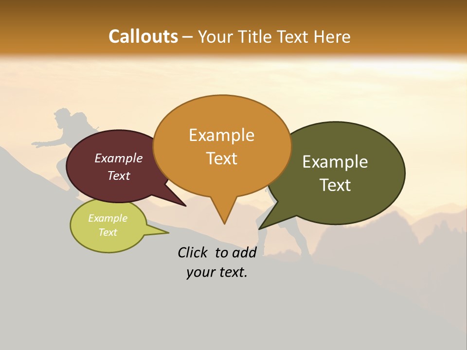 Danger Rural Hiker PowerPoint Template