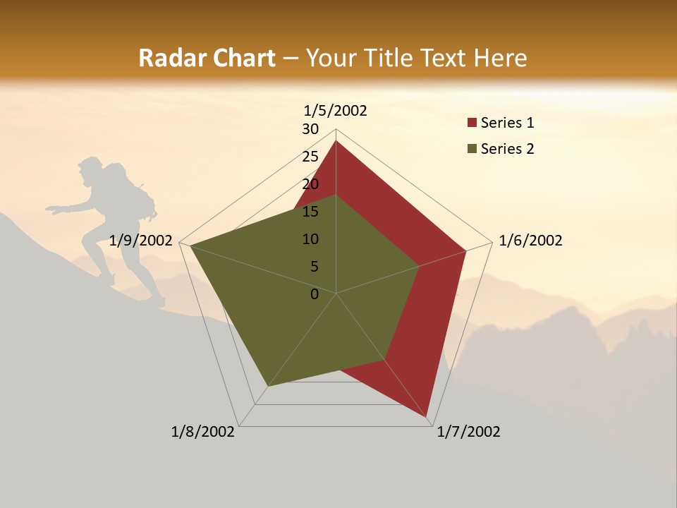 Danger Rural Hiker PowerPoint Template