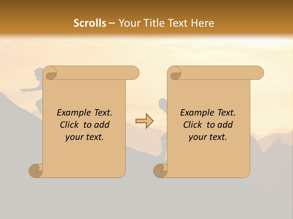 Danger Rural Hiker PowerPoint Template