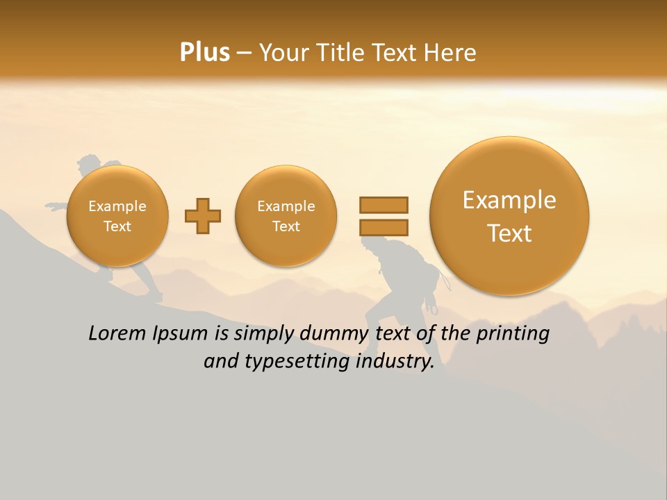 Danger Rural Hiker PowerPoint Template