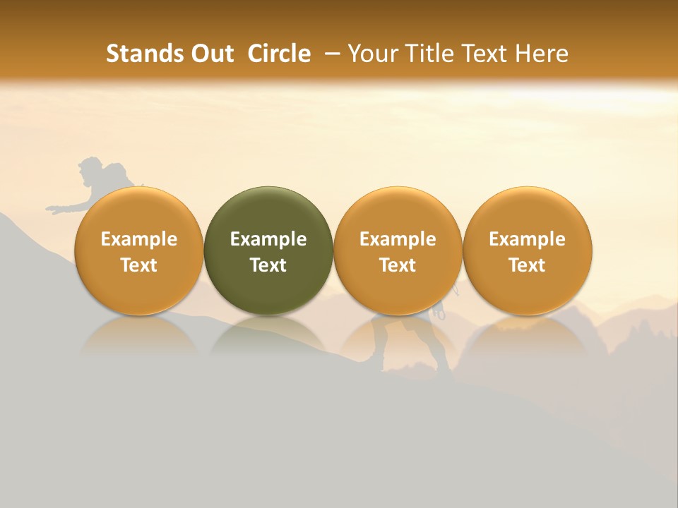 Danger Rural Hiker PowerPoint Template