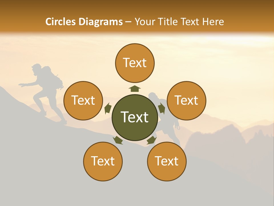 Danger Rural Hiker PowerPoint Template