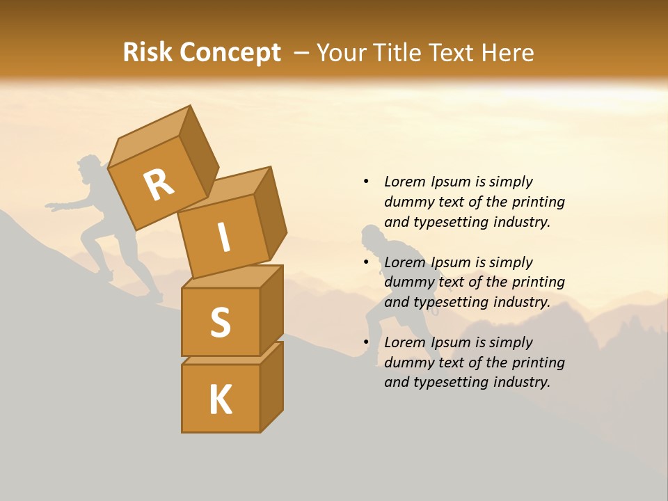 Danger Rural Hiker PowerPoint Template