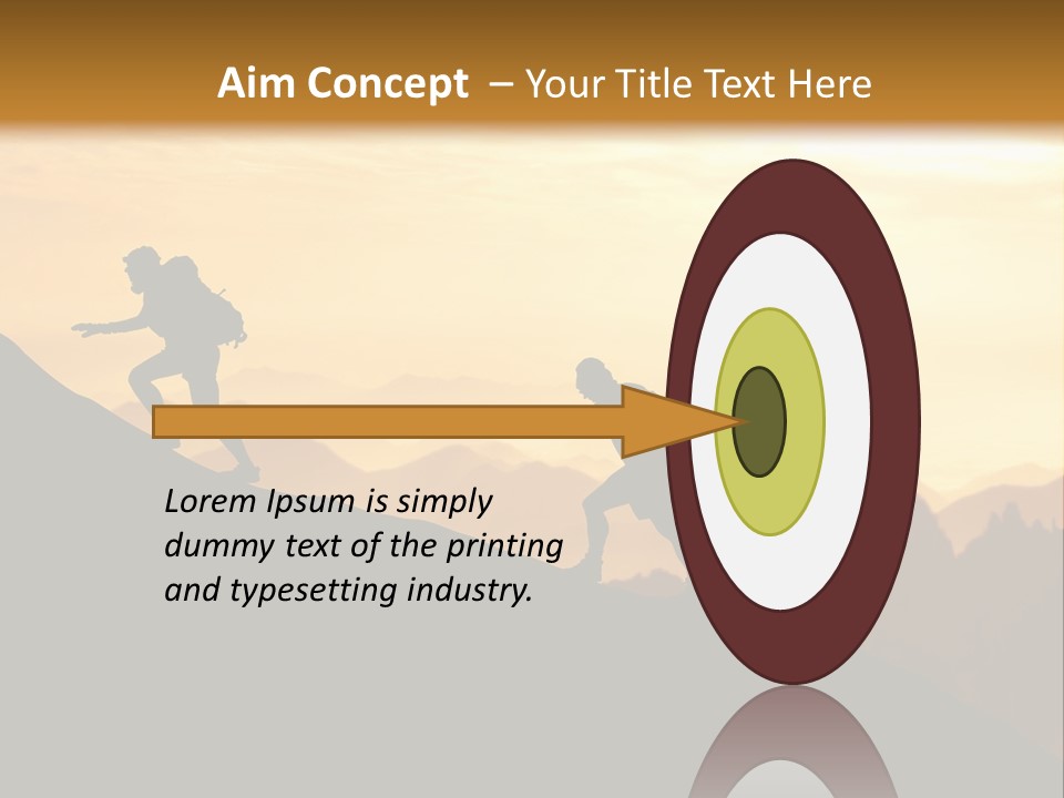 Danger Rural Hiker PowerPoint Template