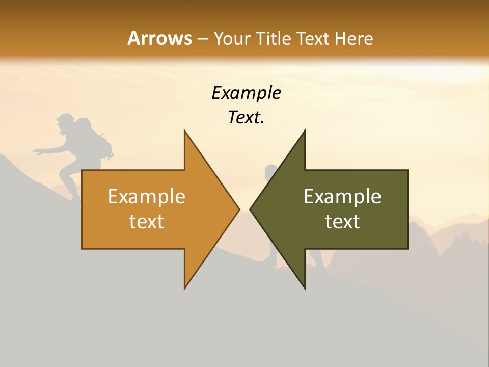 Danger Rural Hiker PowerPoint Template