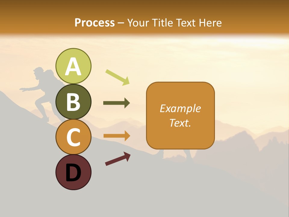 Danger Rural Hiker PowerPoint Template